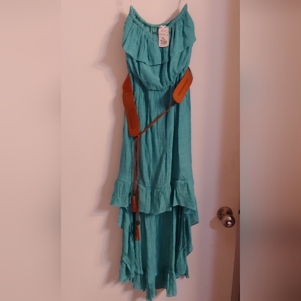 Strapless summer dress